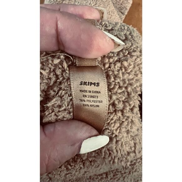 SKims Cozy Knit Lounge Pants Camel Color Size L/XL - Picture 7 of 10